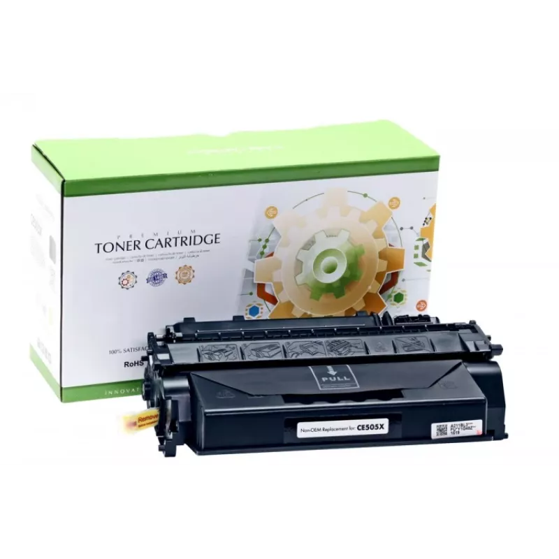 Saderīgs Static-Control Hewlett-Packard CE505X/ CRG 719H Universal melns, liela ietilpība, 6900 lpp.