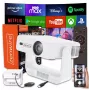 Mini projektors zenwire IMC260 — portatīvs Android 14 projektors, Wi‑Fi, 360° atbalsts, Full HD/4K ieeja tālruņiem