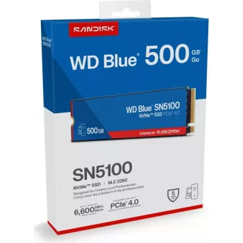 SanDisk 500GB WD Zils SN5100 NVME SSD - zibatmiņa - dažādi (WDBS4F5000ANC-WRSN)