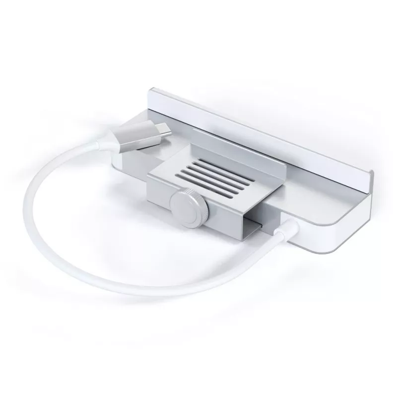Klēpjdatora dokstacija / pieslēgvietu replikators Satechi ST-UCICHS USB 3.2 Gen 1 Type-C, USB-A pieslēgvietas, SD/MicroSD, sudraba