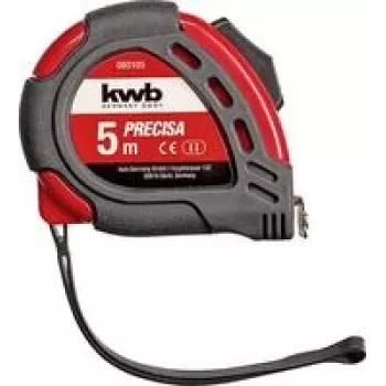Mērlente KWB PRECISA BANDMASS 5 m — KWB 060105, 5 m garumā, ievelkama