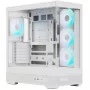 Datora korpuss AeroCool Geh Midi P500B-Digi balta