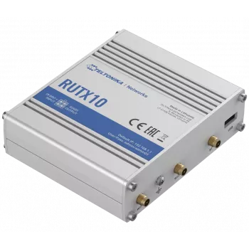Teltonika RUTX10 bezvadu maršrutētājs Gigabit Ethernet Divjoslu (2.4 GHz / 5 GHz) Balts