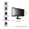 Qoltec 51053 displeja privātuma filtrs 48.3 cm (19) monitors