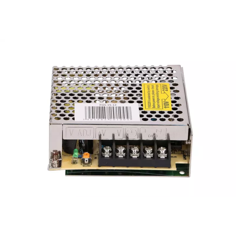 Modulārs komutācijas barošanas bloks MPL POS-15-12, 12V 1.25A