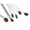 Supermicro - SATA-/SAS kabelis - Mini SAS HD (SFF-8643) uz SATA - 50/50/60/70 cm - priekš A+ Server 1013, SuperServer 5018, 5019, 5019S, SuperStorage Server 5019D8
