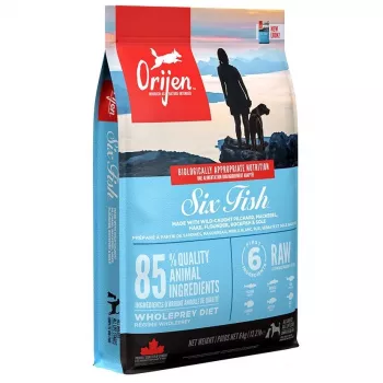 ORIJEN Six Fish - sausā suņu barība - 6 kg