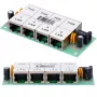 PoE injektors Extralink 4-portu 4x 100Mb/s RJ45, Fast Ethernet, 48 V, bez korpusa