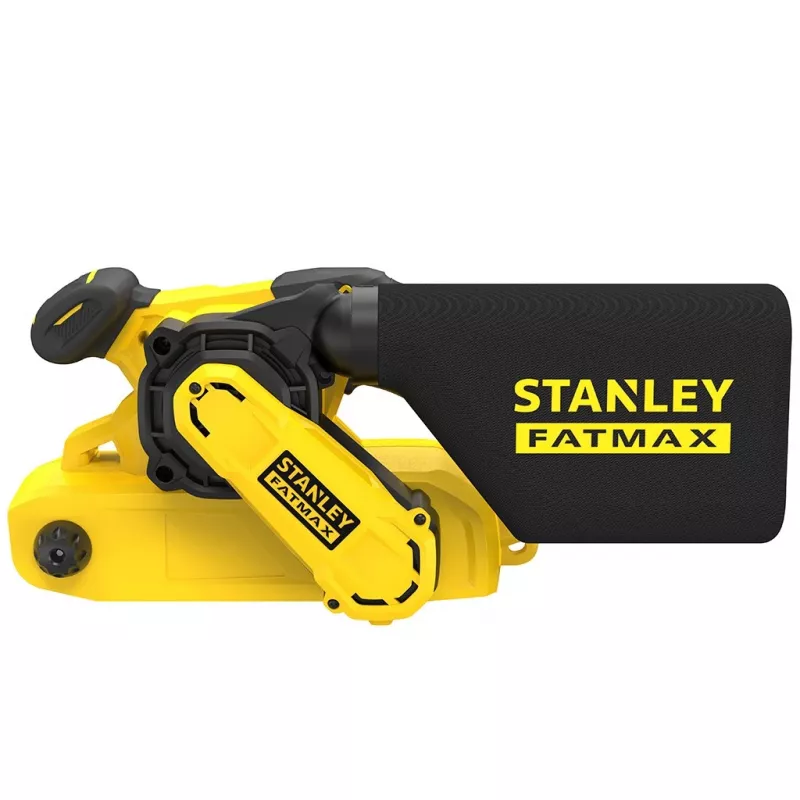 Stanley FMEW204K portatīvais slīpmašīnas Lentas slīpmašīna 380 apgr./min Melna, Dzeltena