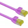 komutācijas kabelis helos Ultra plāns 5 m S/FTP CAT6a RJ-45 (vīr.) uz RJ-45 (vīr.)