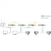 Tīkla tilts ALLNET ALL-GHN102-COAX Vadu IEEE 802.3ab