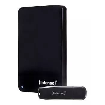 Ārējais cietais disks INTENSO 2TB 2,5 collas USB 3.2 Gen 1 (6023890), 5400 RPM, melns