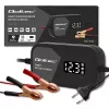 Bateriju lādētājs QOLTEC 52492 12V 2A ar mikroprocesora vadību un šūnu reģenerāciju