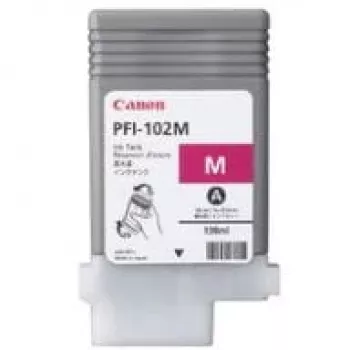 Canon PFI-102M tintas kasetne 1 gab. Oriģināla fuksīna