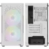 ATX AEROCOOL TRINITY MINI FRGB MICRO MINI TOWER KORPUSS AR STIKLA PANELI (BALTS)