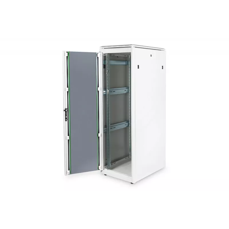 DIGITUS 36HE Unique tīkla skapis 600x800mm stikla durvis pelēks