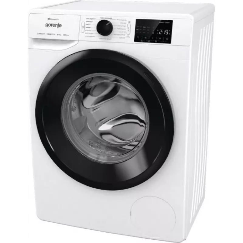 Brīvi stāvoša veļas mazgājamā mašīna Gorenje WPNEI84SASWIFI/PL 8 kg 1400 apgr./min WiFi balta, invertora motors