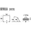Telts High Peak Sevilla zili pelēka