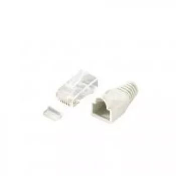 Equip Cat.6 RJ45 spraudņu komplekts, RJ-45, caurspīdīgs, balts, Cat6, zelts, 170 g, 11,7 mm