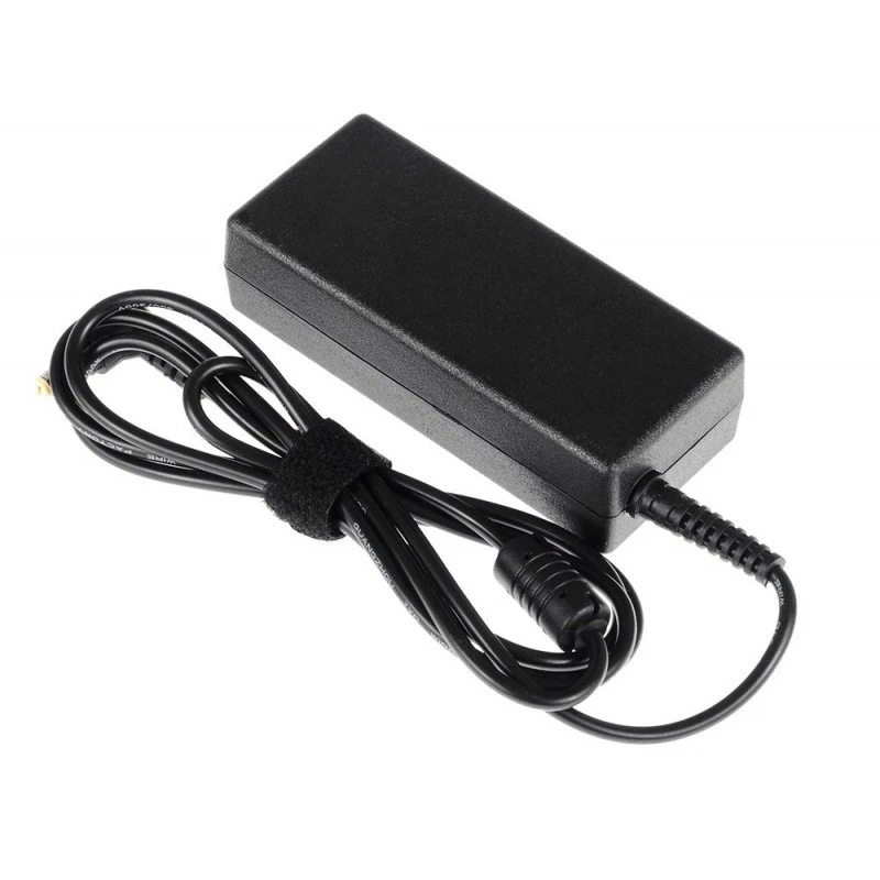 Barošanas adapteris zaļa Cell AD01P — 60 W, 19 V 3,42 A, iekštelpu klēpjdatora barošanas bloks, melns