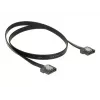 SATA kabelis DeLOCK 83841 0,5 m SATA III 7-pin melns