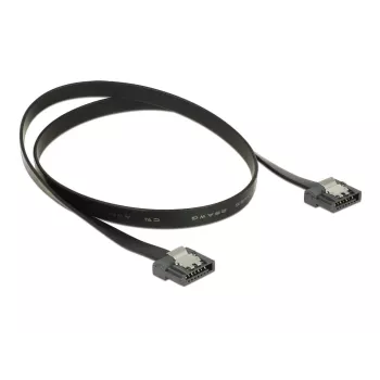 SATA kabelis DeLOCK 83841 0,5 m SATA III 7-pin melns