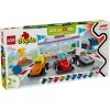 LEGO DUPLO 10445 F1 komandas sacīkšu mašīnas un piloti