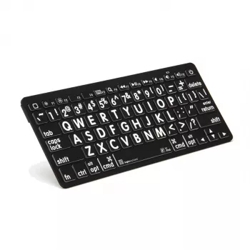 Tastatūra Logickeyboard LKB-LPWB-BTON-DE universāla Bluetooth QWERTZ vācu melna