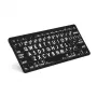Tastatūra Logickeyboard LKB-LPWB-BTON-DE universāla Bluetooth QWERTZ vācu melna