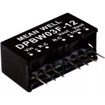 strāvas adapteris MEAN WELL DPBW06F-15 — 6 W, 15 V, 0,2 A