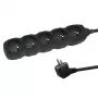 Sadales kontaktligzda ESPERANZA ELK208K — 5 ligzdas, 3 m kabelis, melna
