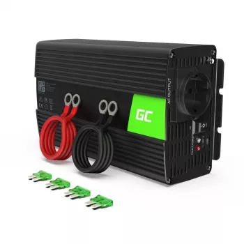 INV18 - Universāls - Auto - 24 V - 1000 W - 230 V - Līdzstrāvas uz maiņstrāvu