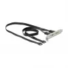 Slota kronšteins DeLOCK 89935 ar 2 USB Type-C portiem
