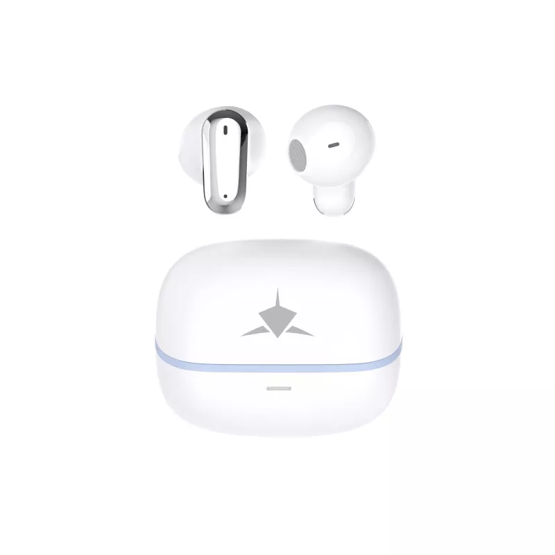 True Wireless Earbuds White Shark GEB-TWS-201 Blaze balta