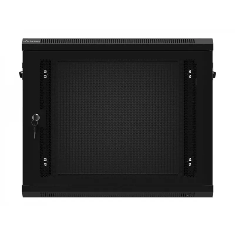 Pie sienas stiprināms plaukts LANBERG WF01-6409-23B 9U, 60 kg, IP20, 600×450×512 mm, melns