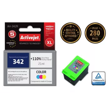 Activejet AH-342R tinte (nomaiņa HP 342 C9361EE; Premium; 21 ml; krāsaina)