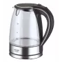 Adler AD 1225 elektriskā tējkanna 1,7 L Melna, Nerūsējošais tērauds, Caurspīdīga 2200 W