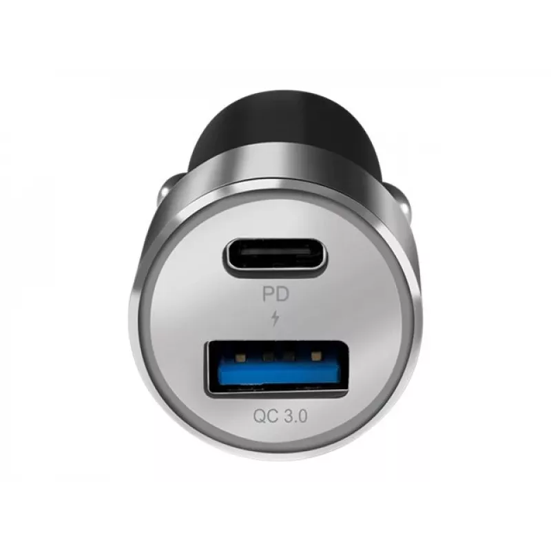 LogiLink Auto-Power Supply - 36 W - 3 A - PD 3.0, QC 3.0 - 2 izejas porti (USB, 24 kontaktu USB-C)