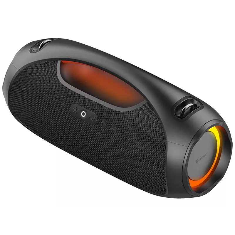 Stereo portatīvais skaļrunis TRACER TRAGLO47226 — bezvadu Bluetooth 5.3, 60 W RMS, 12 h akumulators, melns