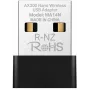 USB Wi‑Fi adapteris MERCUSYS MA14N — USB Type‑A, 2,4 GHz vienas joslas, līdz 287 Mb/s, melns