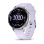 Garmin Venu 4 3.05 cm (1.2) AMOLED 41 mm Digitāls 390 x 390 pikseļi Skārienekrāns Sudrabs Wi-Fi GPS (satelīts)