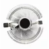 Gaisa dzesētājs Gembird CPU-HURACAN-X40 — 90 mm ventilators, 800–1600 RPM, LGA 775 atbalsts, caurspīdīgs