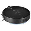 Robot vacuum cleaner TEESA Smart VAC 2 — apaļš, melns, 1000 Pa sūkšanas jauda, 9,6V/2000mAh Li akumulators, 0,2 L putekļu kaste, Wi‑Fi, automātiska atgriešanās