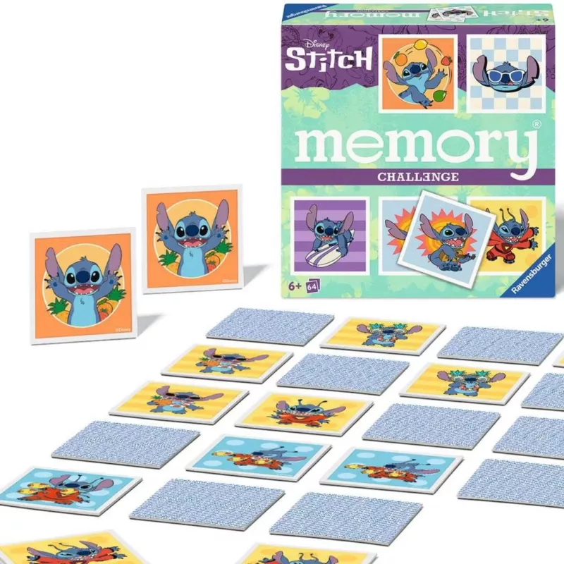 Challenge memory Disney Stitch, Memory Game
