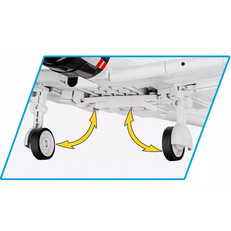 Būvēšanas komplekts Cobi Mitsubishi A6M2 “Zero‑Sen” – 347 gabali, ieteicamais vecums 3+