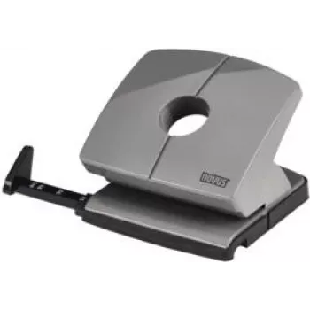 2-caurumu perforators NOVUS B220 ColorID smart pelēka — metāla konstrukcija, 2-caurumu galda perforators