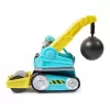 Wrecking Ball Truck Rubble & Crew Motor 3+ Gadi Plastmasa Melns Zils Dzeltens
