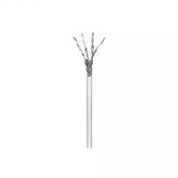 Wentronic Goobay CAT 6 tīkla kabelis, S/FTP (PiMF), pelēks, 100 m - CCA vara maisījums, AWG 23/1 (cietais), LSZH (93956)