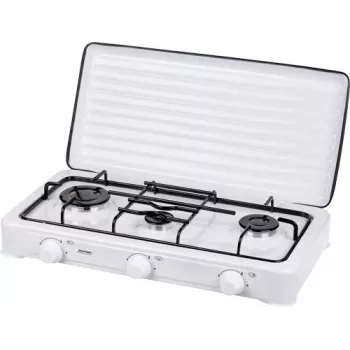 Gāzes plīts virsma MPM KN-03/1K Balta Darba virsmai 60 cm