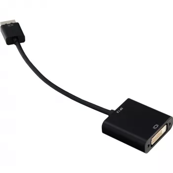 DisplayPort 1.2 > DVI24+1 pārveidotājs, kabelis melns, 15 cm